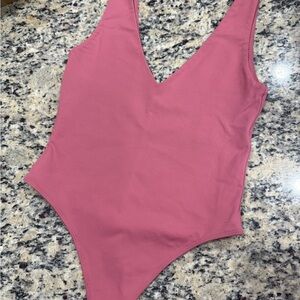 Aritzia Babaton Mauve One Piece Bodysuit Medium